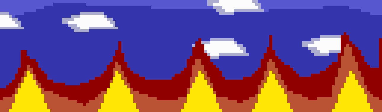 [b34ab3] (Remake) S1 Green Hill Zone [Background on fire]