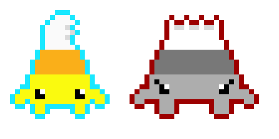 [98624a] Candy CORN + Grumpy CORN