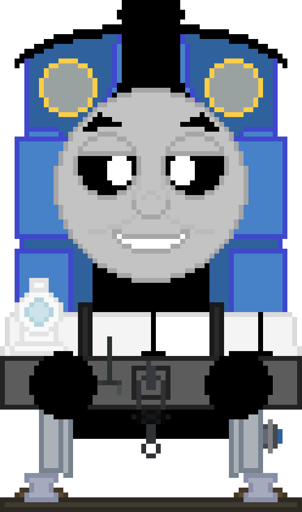 Thomas The Tank Engine as Sans Sprite.