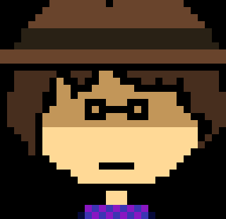 [5fa7bd] Clover (Undertale Yellow) Battle Sprite