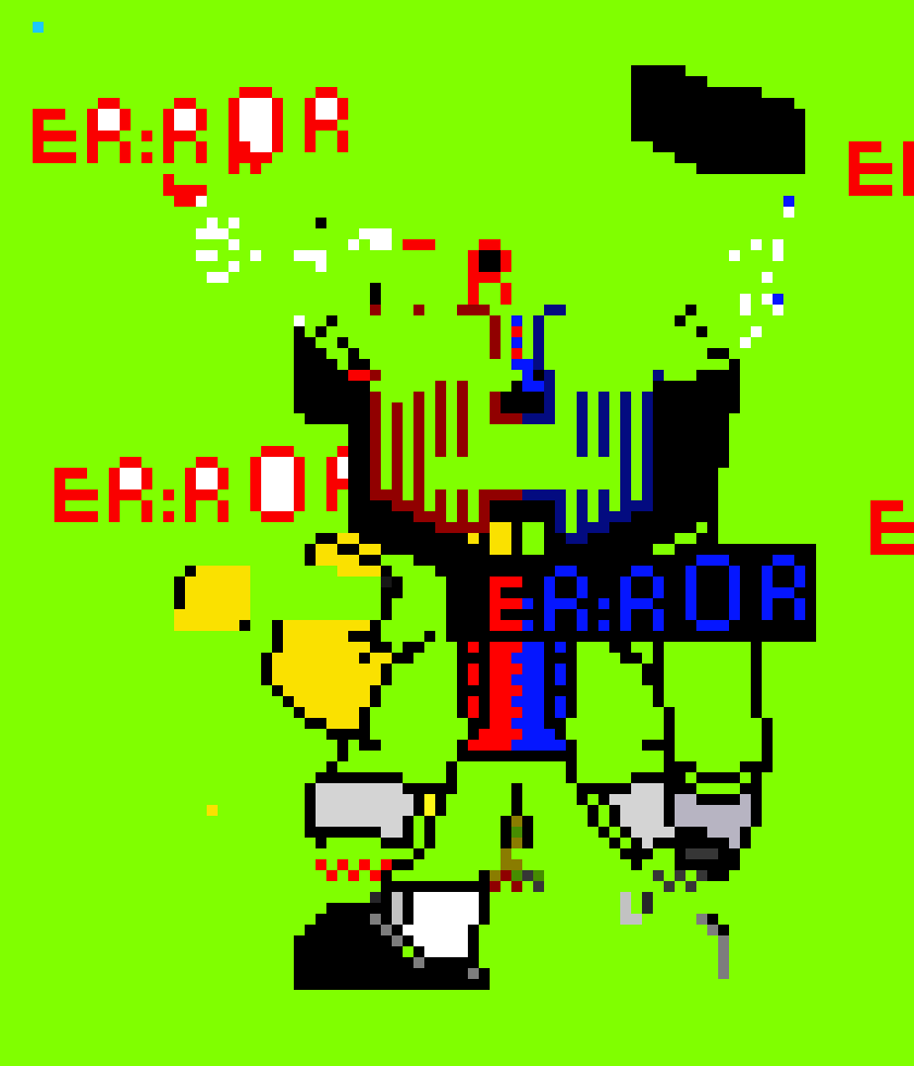 WOW LOOK AT THIS SHITTY SANS RECOLER HE IS OMEGA ULTRA DELTA SANS :p XD IDEK WAT IM EVEN DOING ANYMORE-fatel 404 revert epic