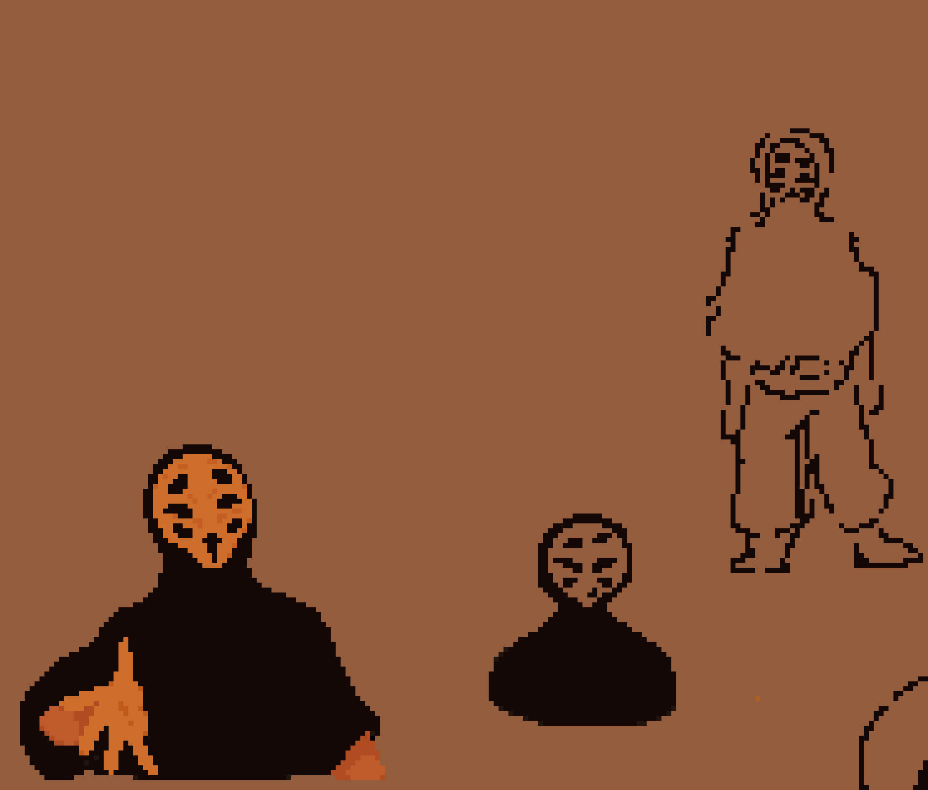 [a163cd] boneless banana man, his profession is err, bounty hunter, flaw is he probably doesn't understand people because he's a nicely fucking chud cok my bus is leaving bye