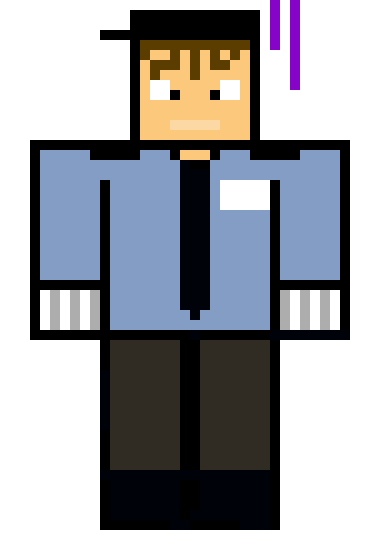 *somehow a controled shock hits bonnie* HEY WHO DID THAT boss isnt gonna like that... - mike afton fnaf1 nightguard (landon)