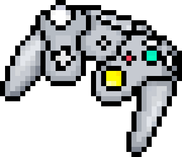 [365739] Silver gamecube controller