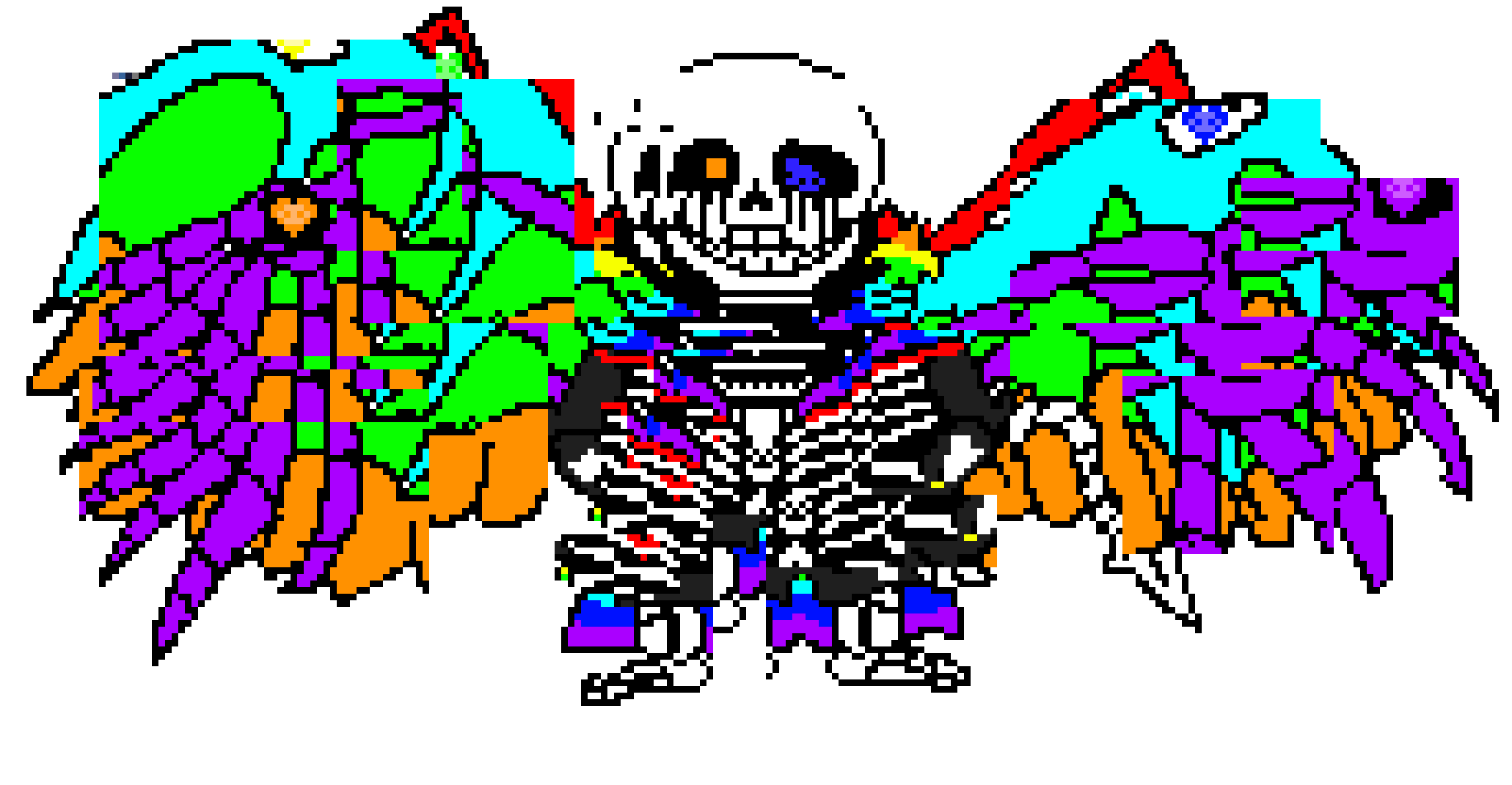 [acbc50] glitch HARDER Seraphim sans 