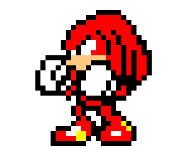 [7db90a] Knuckles pixel art