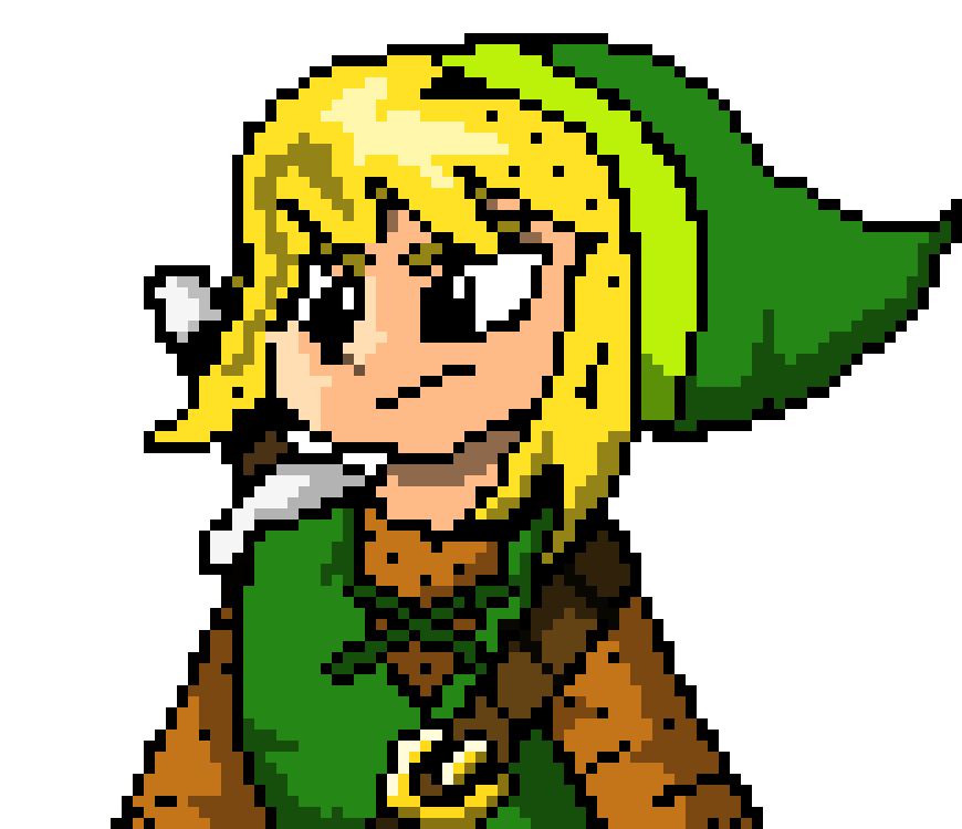 [d48652] Classic Link Pixel Art