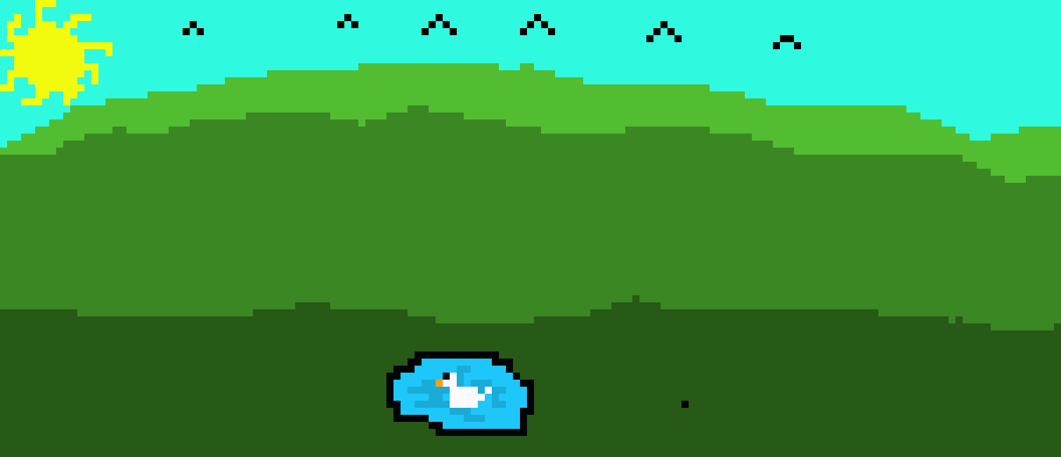 [c9c275] goose in landscape