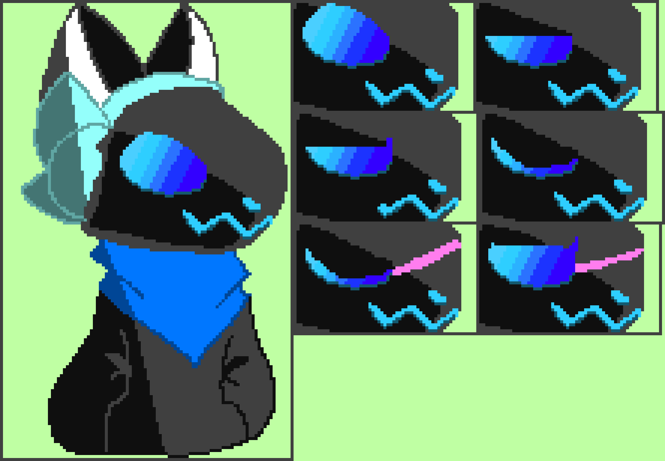 Erin the protogen - Oliver