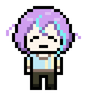 [b0c01e] danganronpa rui happy casual pixel sprite base