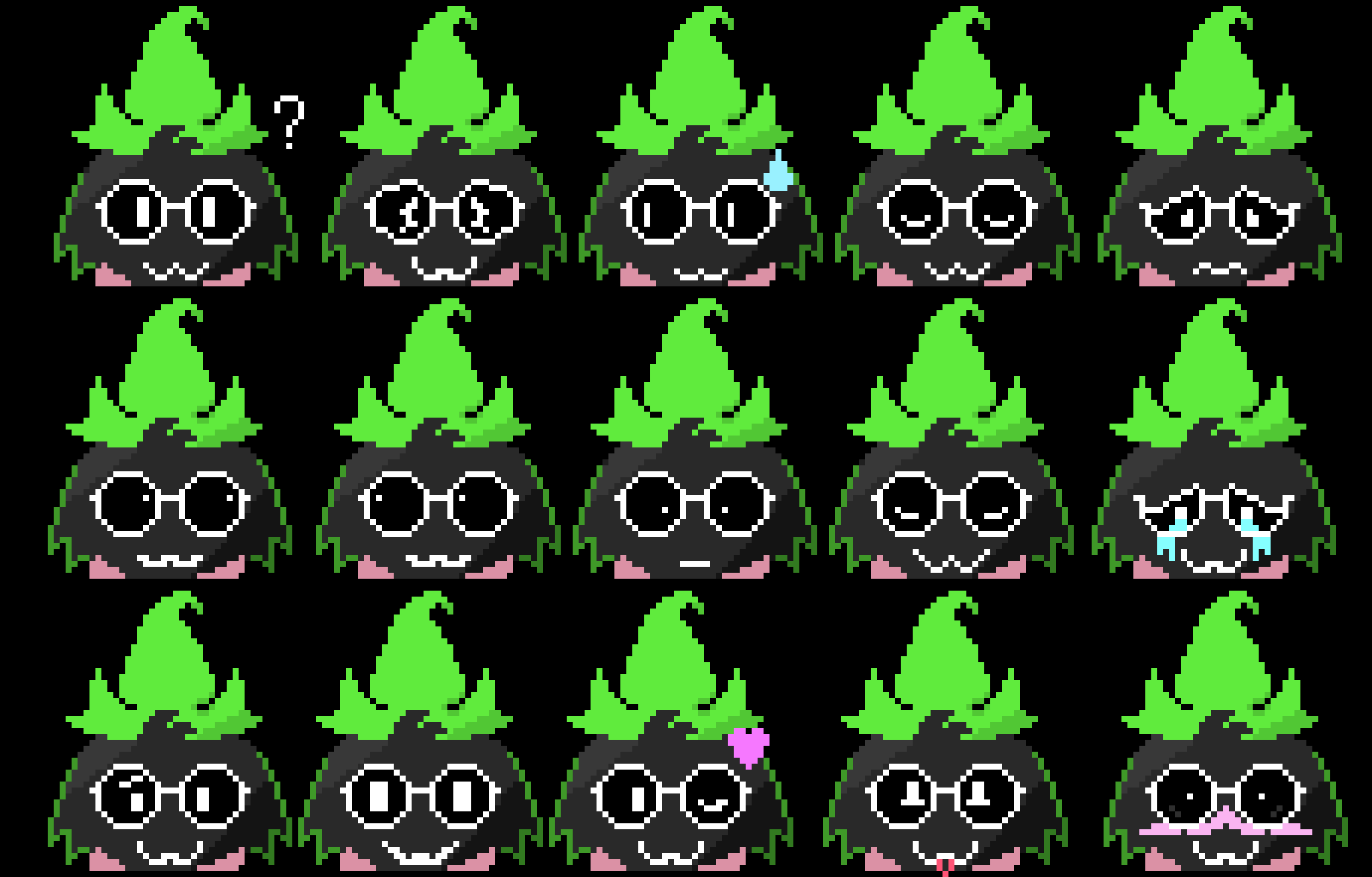 (Also....err....Lewis, was it? He made me a sheet of more emotions)