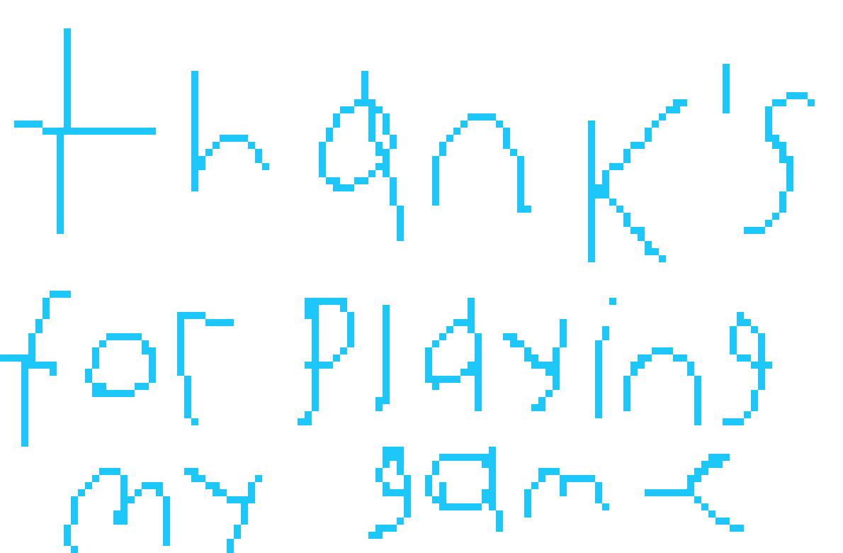 [bff381] Thank’s for playing my game