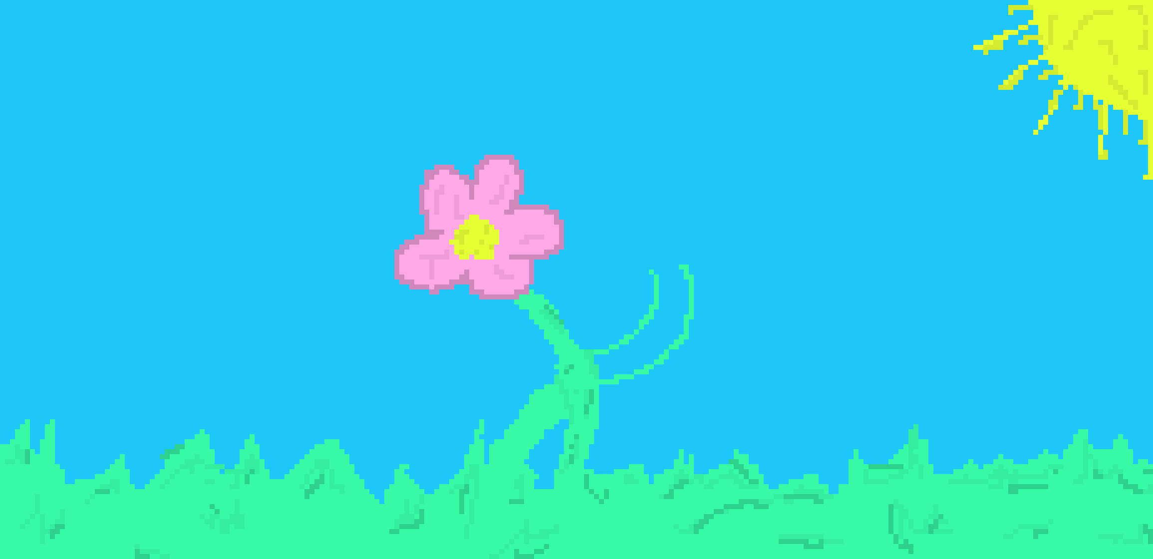 [e77fdf] flower pixel