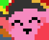 [d6f3f5] *Kirby just wanted to try and help move around the statues*