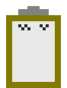 [5101cd] This board shows who signed up, and the papyrus guy is one