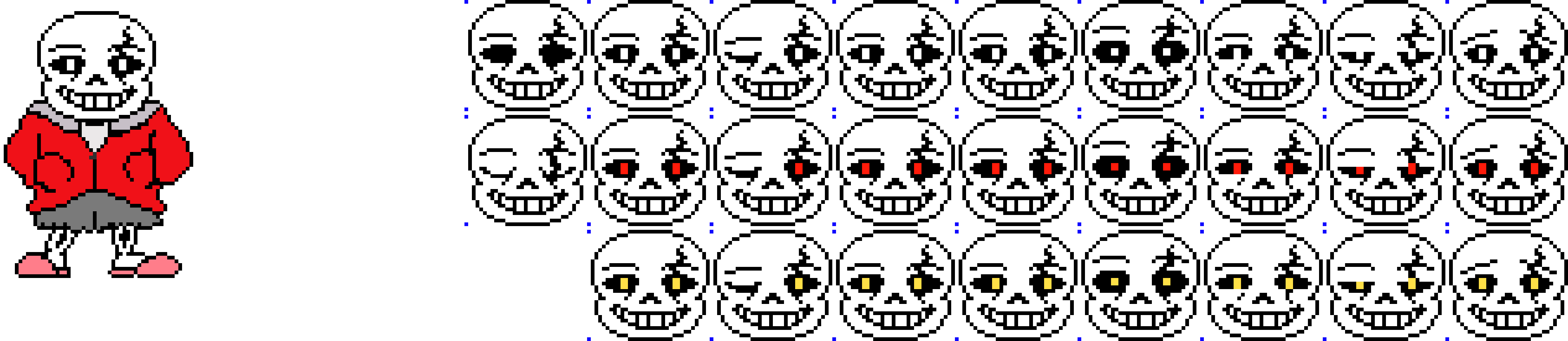 [93d2e8] Redtale Sans Sprites 