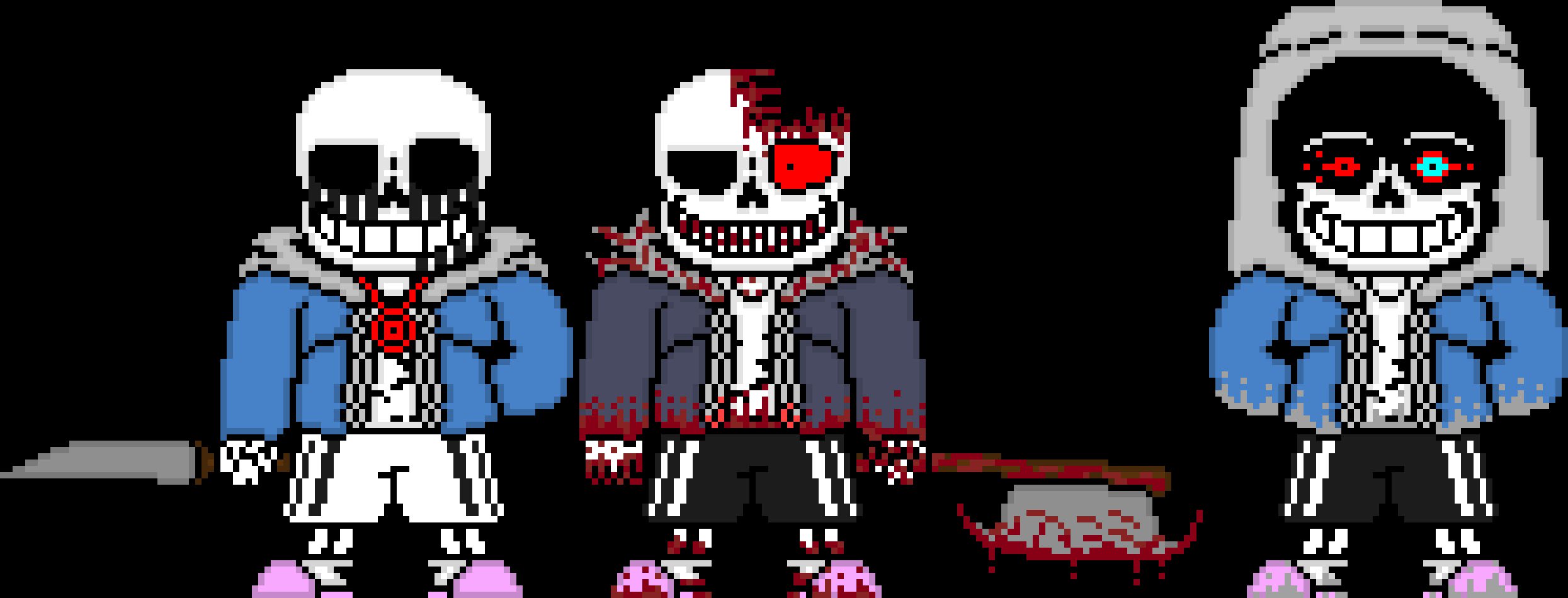 [e8cb42] so murder time trio shifted and swapped would be Dust on the left killer on the right and insanity in the middle lol (btw the image your looking is murder time trio shifted)