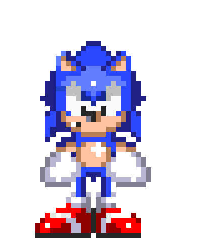 [3ee682] Sonic Faceing forward!