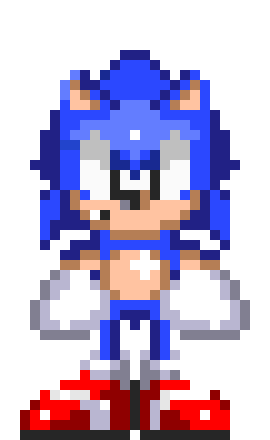 [3ee682] Sonic Faceing forward!
