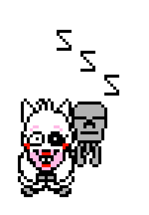 alphys fnaf pixel art challenge