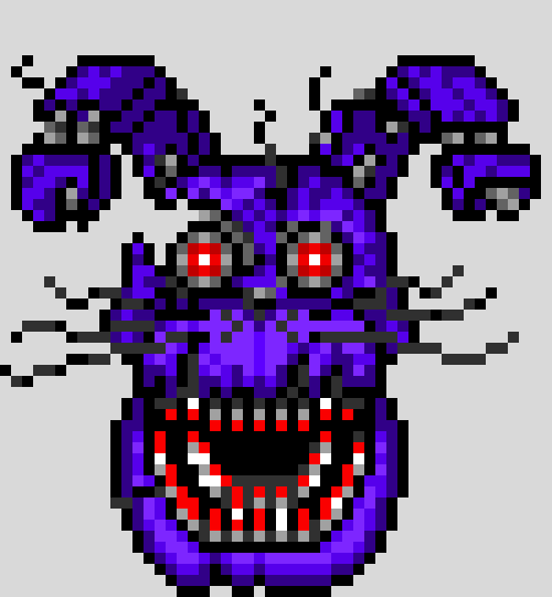 Nightmare Bonnie:[glitches] i see [huffs and puffs creppely] another animatronic [stares at fear]