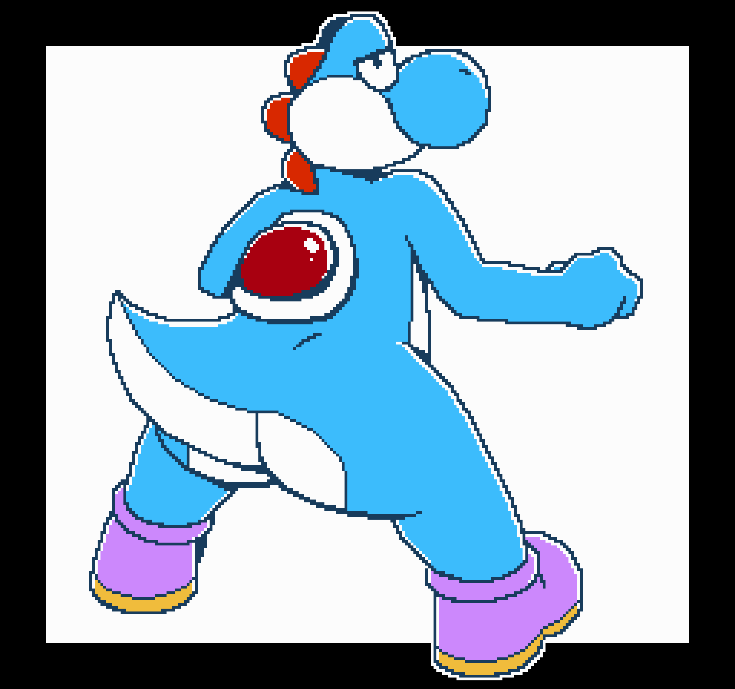 [a7d525] Blue Yoshi Full