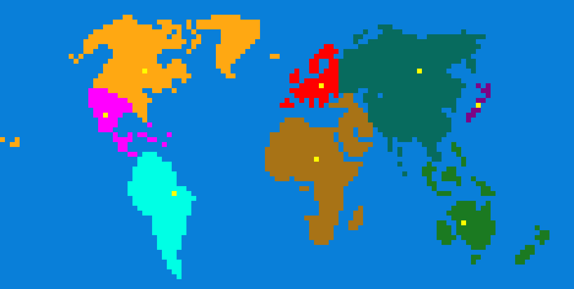 [22264c] if you stop using machinery, new continents can be made but less technology, opposite goes aswell.