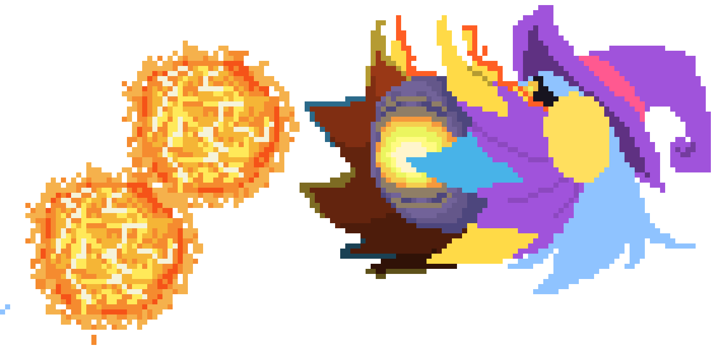 [777455] *She then shot multiple blasts of energy directed towards Magolor.*