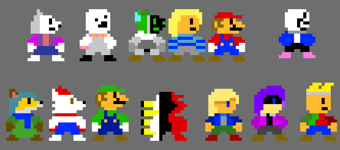 Here are the rules if you want to be a Mario sprite: (in desc)