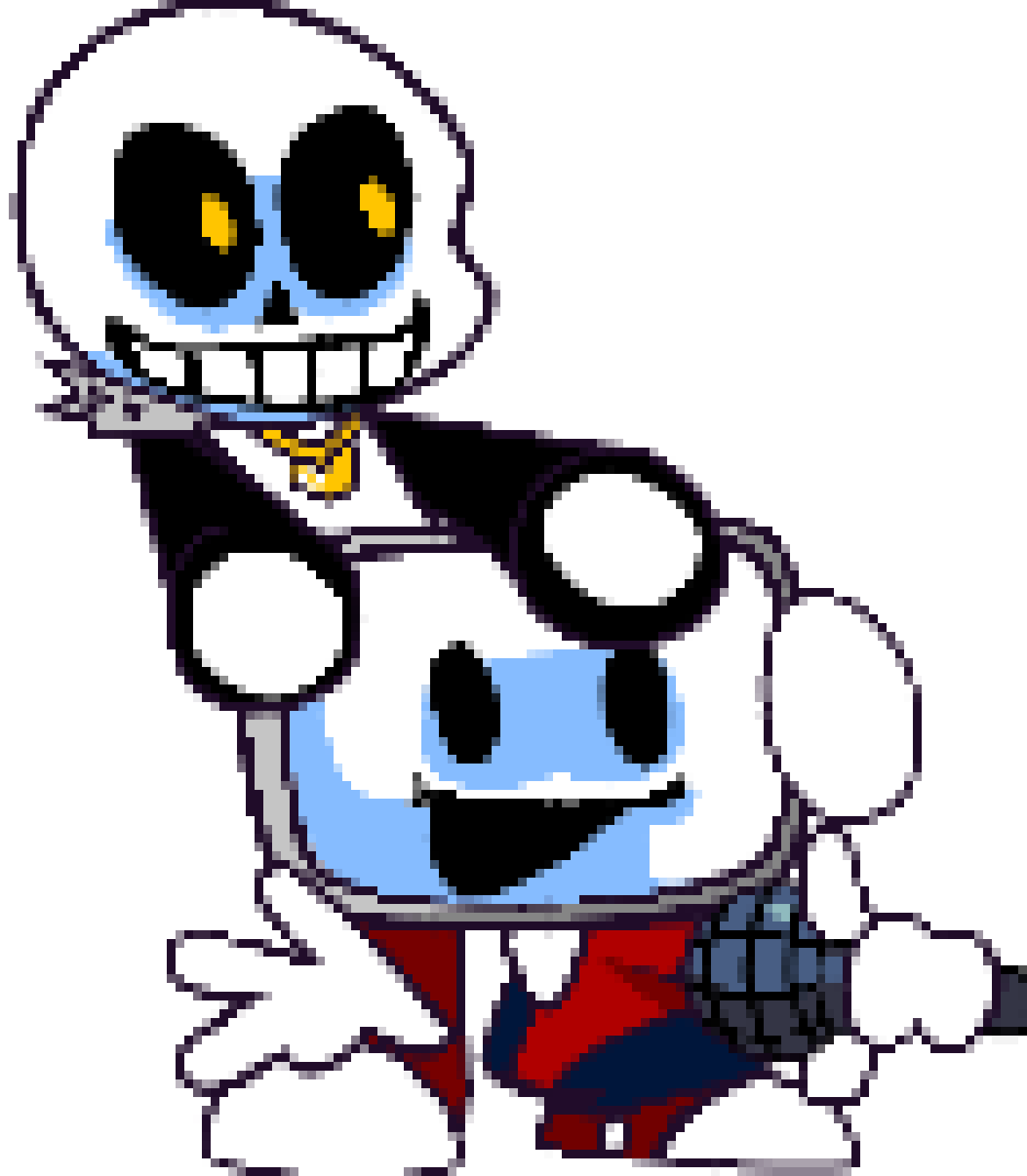 Flip and Omega: We sense spookiness for spooky month