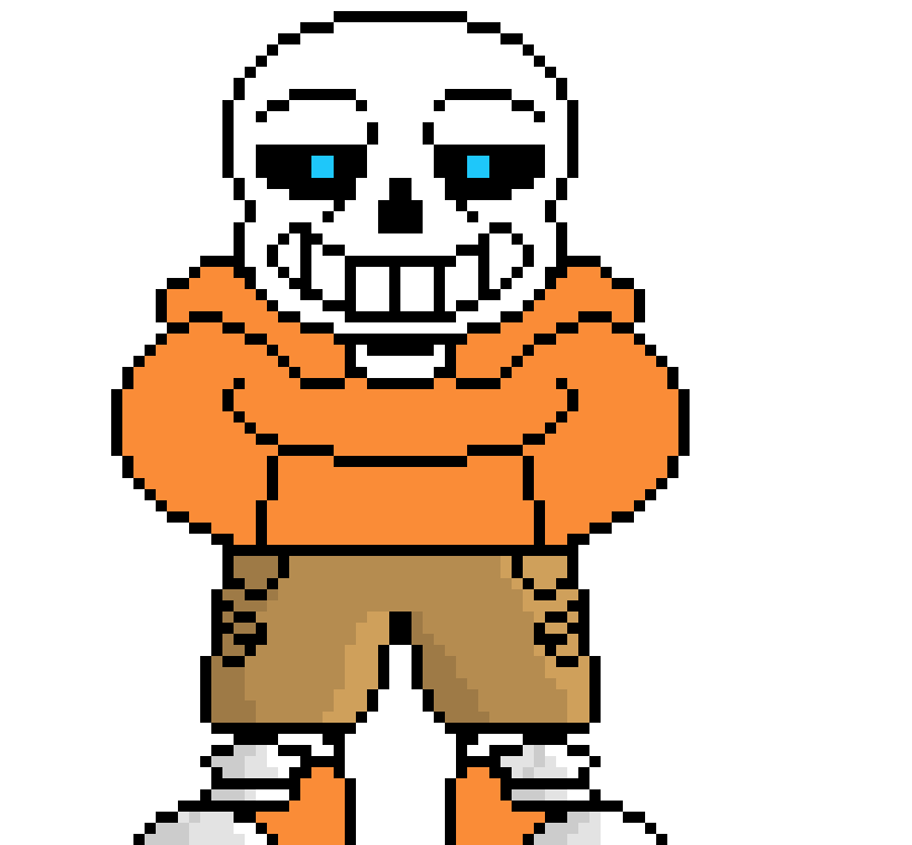 SwapSwap sans in Swap Papy's Clothes Original BY: Portal master