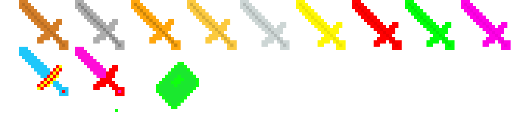 pixelator Weapons