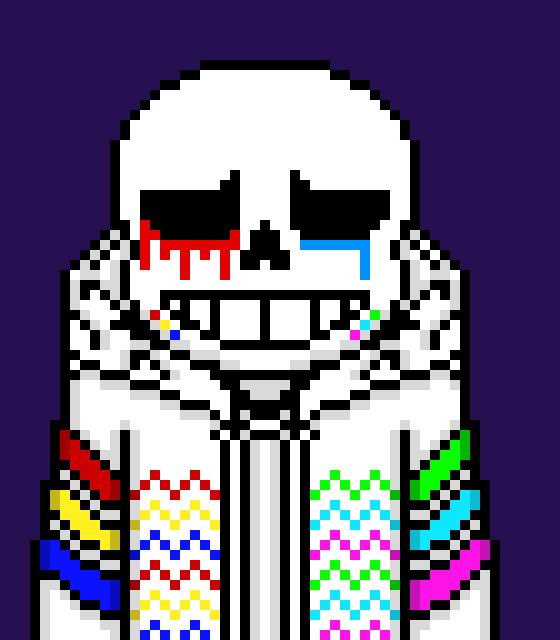 [b63bdb] T-TERROR! *sends bones into TerrorFell's back*