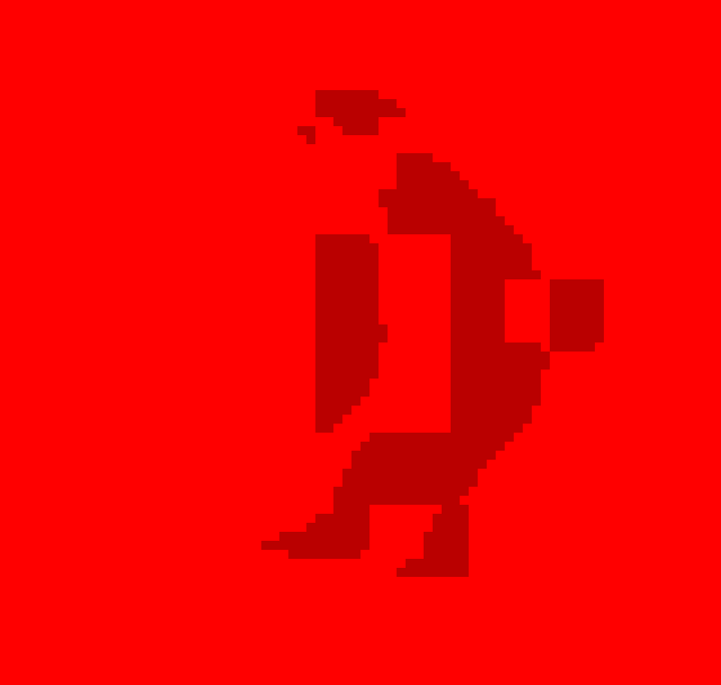 glitches front of frisk then slices them then sends 3 slash projectiles at them