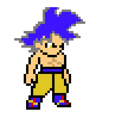 8Bit Goku Ultra Instinct