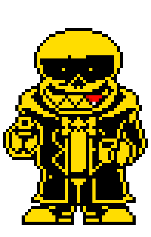 [0e29db] Sudden Falling Sans Sprite