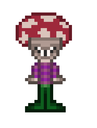 [6e18cc] Mushy the Mushroom Monster (concept)