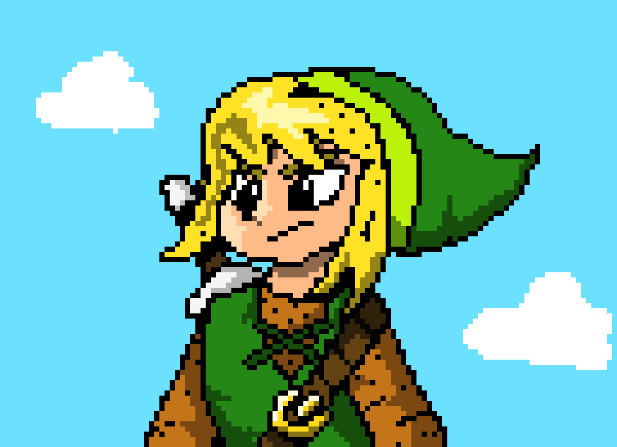 [d48652] Classic Link Pixel Art