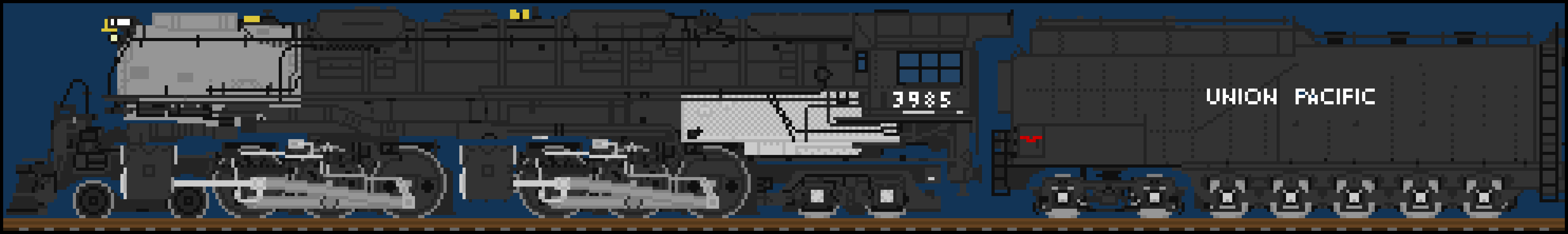 [fedf74] Boom, I have successfully turned the Big Boy into the Challenger. And, it actually fits onto the sheet all the way across!
