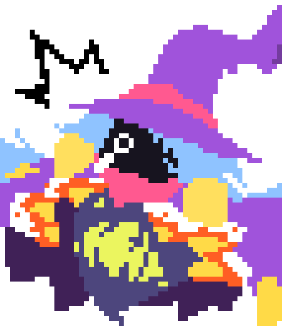 [777455] Ah-!!! *Her shield would break only partly, so she backed up and tried fixing it.*