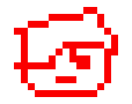 [fa22b6] danganronpa pixel sprite face polyline verdict