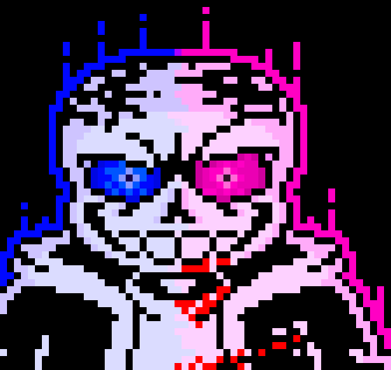 [d2a6e1] [From somewhere else in the void] "I am vengeance sans and i have inf atk and inf def and i am god"