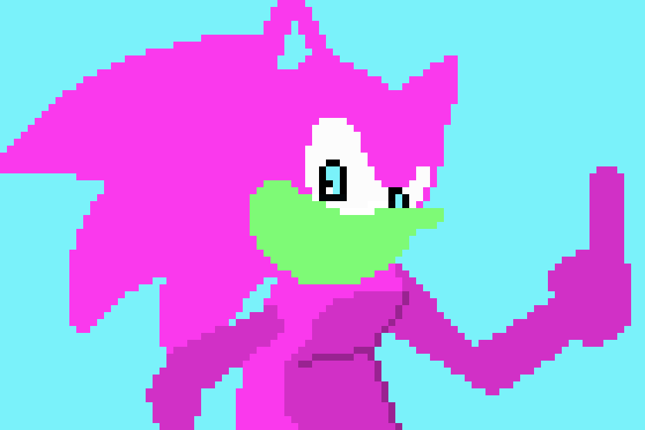 PINKHOTSONIC Says Redhotsonic has a nice monster dick, you should suck on it green minor