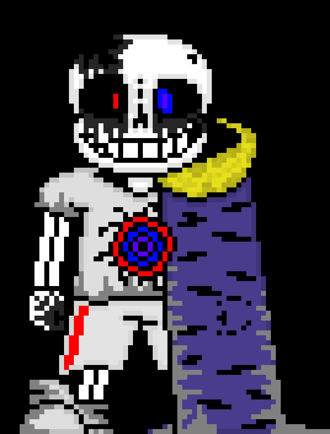 [57dac4] *he witnesses KillerDust kill Asgore and put his cape on, so he closes the portal before he goes coo coo crae crae*