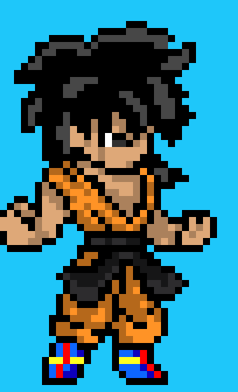 My Version Of: What If Broly and Goku Were Sent To Earth? Base Form