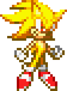 [bab344] Sonic Advance 3 Super Sonic Sprite