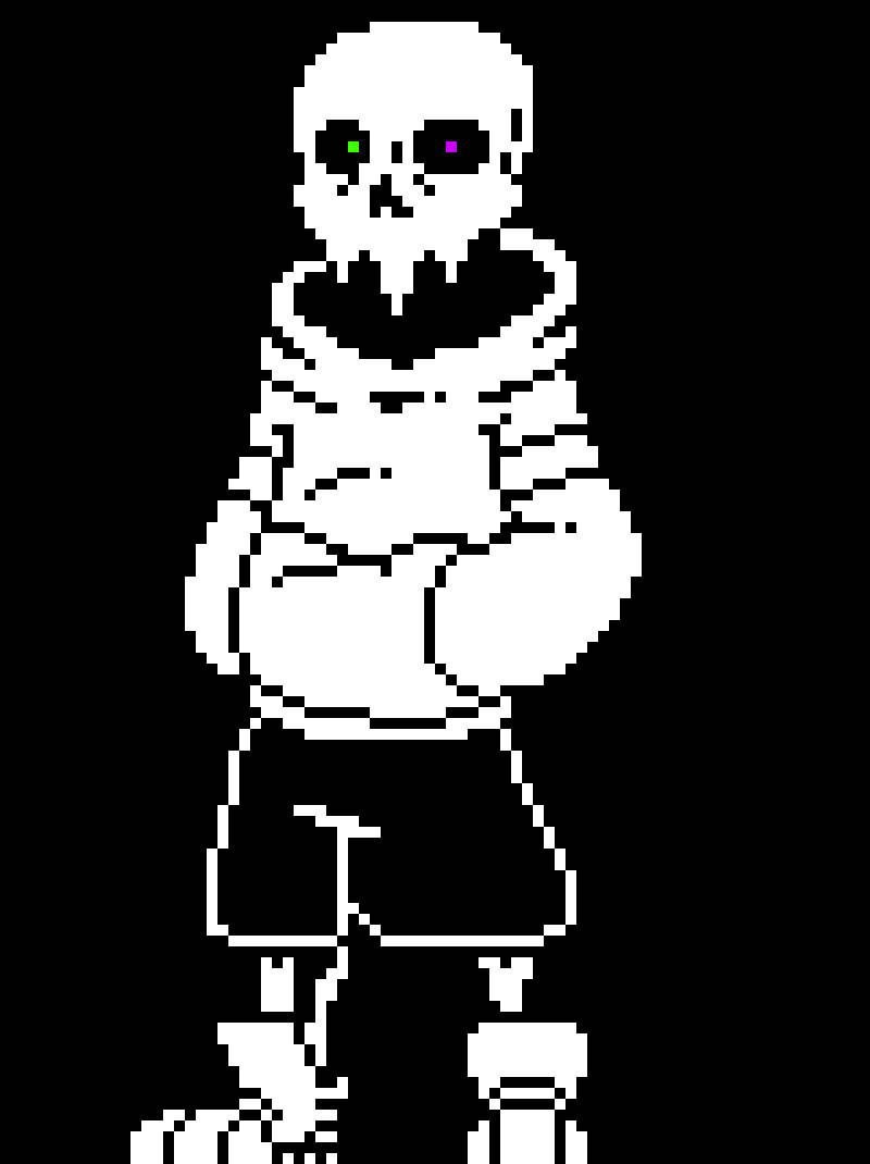 [7b7bce] JEEZ! what in christs name happened to you?! you look like a demogorgon and sans had a baby!