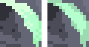 [a2471d] Here's a side-by-side showing the original, compared to hoe it looks with Jero's shading style. See how dull it now looks without the light?