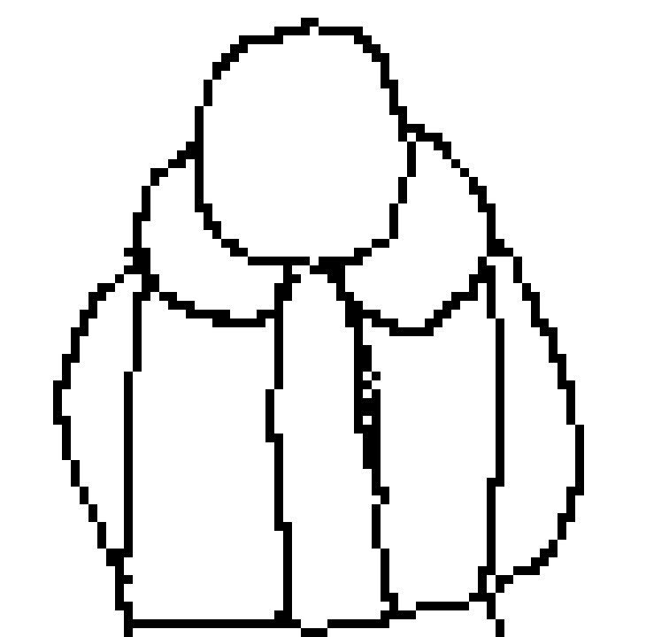 Outline sans kept walking until it finds somebody *