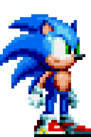 "Sonic Mania/Modern Sonic" Modern Sonic Redesign